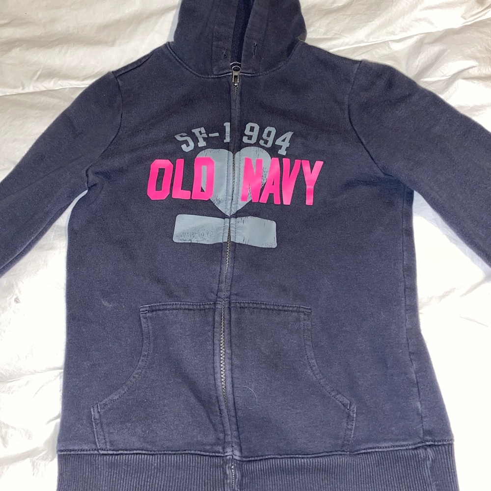 Old Navy Dark Grey Zip Up size xs